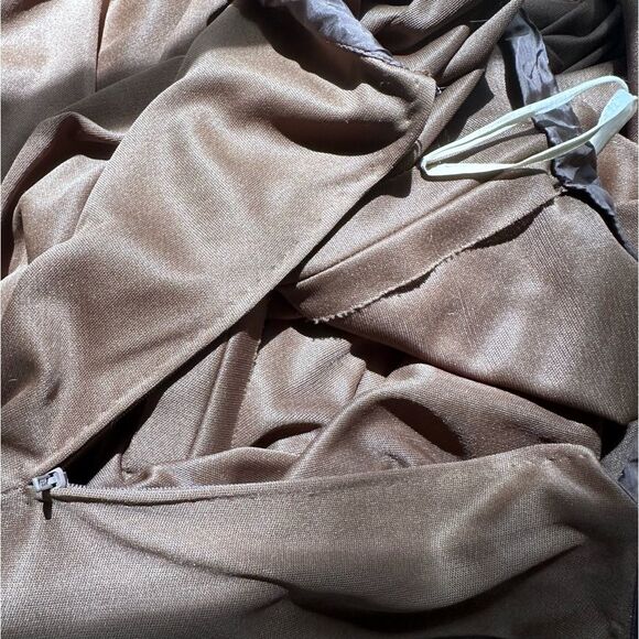 1970s Vintage Emilio Pucci Chocolate Brown Jersey Maxi Skirt Saks Fifth Ave S/XS - Picture 9 of 16